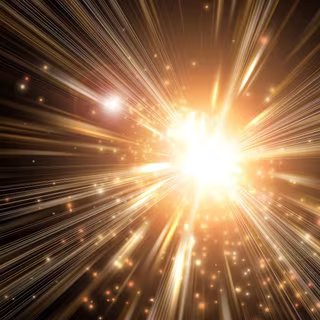 Une vue d'artiste du Big Bang, bien que celui-ci ne doive généralement pas être conçu comme une explosion dans un espace-temps pré-existant. © santa pa design, Fotolia